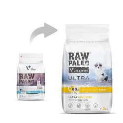 RAW PALEO Ultra Medium&Large Puppy Kalkun - trfoder til hvalpe - 2 kg