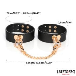 8 Piece Leather Bondage Kit with Storage Case