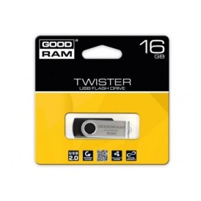 TWISTER 16GB Sort USB2.0