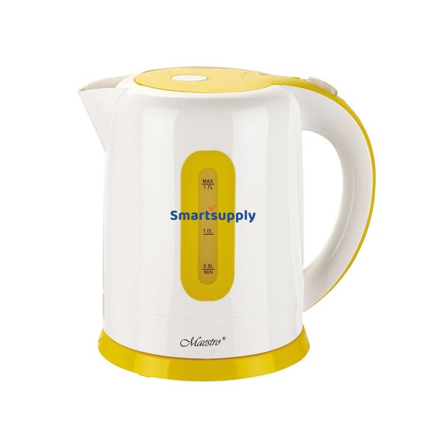 Maestro Mr040 (Mr-040-White) Elkedel 1,7 L 2000 W Hvid, Gul