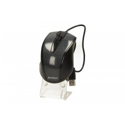 Mus V-TRACK N-500F-1 Glansfuld Gr� USB