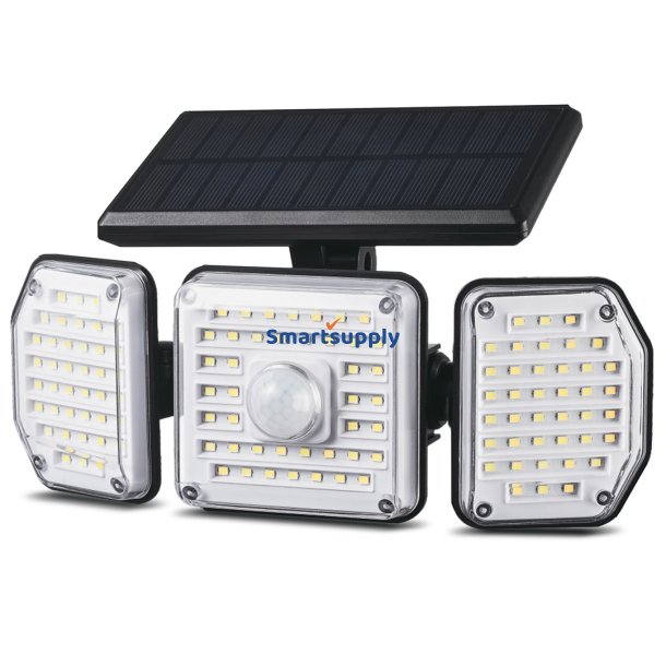 Maclean Ip65 Solar Led-Lampe Med Bevgelses- Og Skumring-Til-Daggry-Sensor