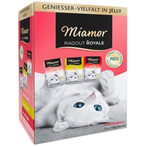 MIAMOR Ragout Royale Adult Mix in jelly - vd kattefoder - 12x100g