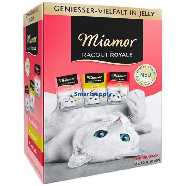 MIAMOR Ragout Royale Adult Mix in jelly - v�d kattefoder - 12x100g