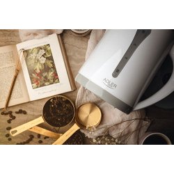 Adler AD 1244 elkedel 2,5 L 2200 W Hvid