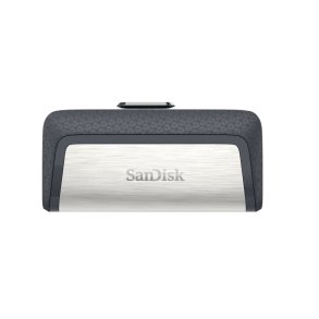 SanDisk Ultra Dual Drive 256 GB USB-ngle USB Type-A / USB Type-C 3.2 Gen 1 (3.1 Gen 1) Gr, Slv