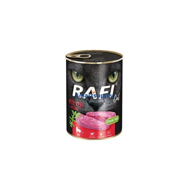 Dolina Noteci Rafi Cat Voksen Med Kalvekd - Vdfoder Til Katte - 400G