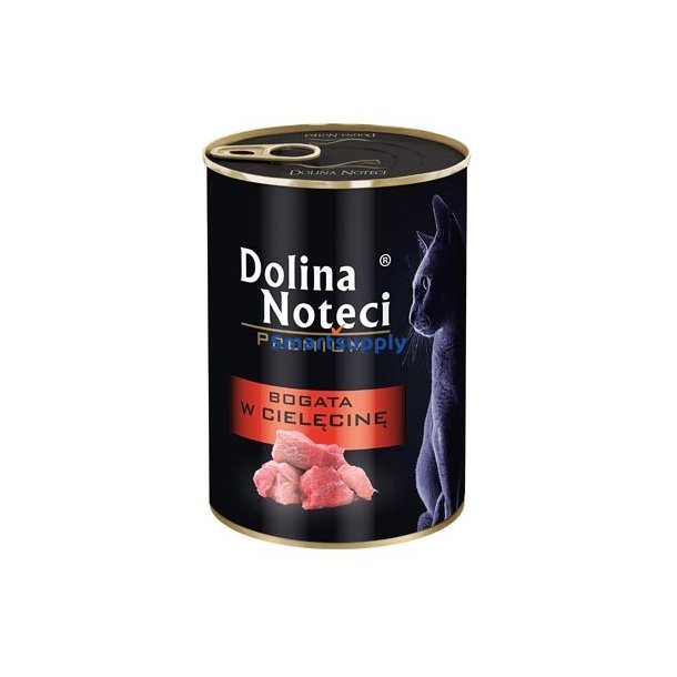 Dolina Noteci Premium rig p kalvekd - vdt kattefoder - 400g