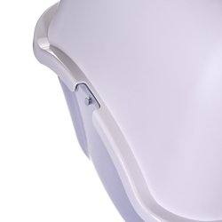 DIAMENTIQ BAYA white/light grey -  kattebakke - 55,5 x 40 x 38,7 cm