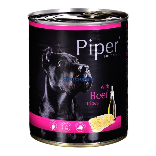 Dolina Noteci Piper Dyr Med Oksekdsmave - Vdfoder Til Hunde - 800G