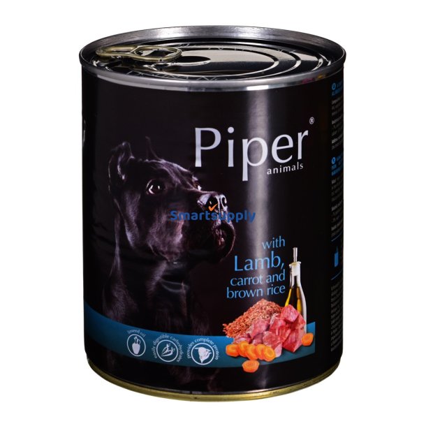 Dolina Noteci Piper Med Lam, Gulerod Og Brune Ris - Vdfoder Til Hunde 800 G