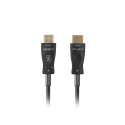 Lanberg Ca-Hdmi -30Fb-0200-Bk Optisk Kabel Hdmi M/M 20M V2.1 8K Aoc