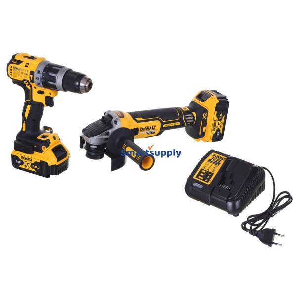 Combo St 18V Dcd796, Dcg405 + 2X5,0Ah Dck208
