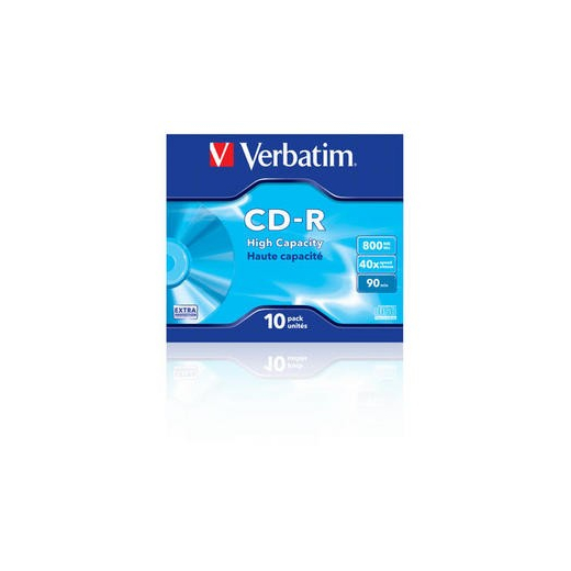 CD-R 40x 800MB 10P JC Ekstra Beskyttelse 43428