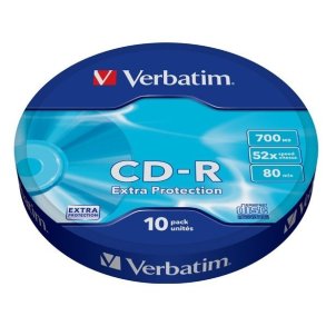 CD-R 52x 700MB 10P SP Ekstra Beskyttelse Wrap 43725