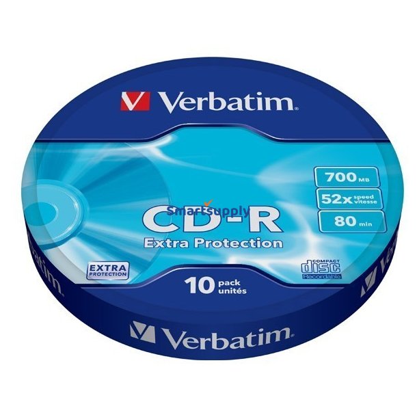 CD-R 52x 700MB 10P SP Ekstra Beskyttelse Wrap 43725