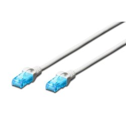 CAT 5e U-UTP patch kabel 1m hvid