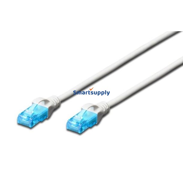 CAT 5e U-UTP patch kabel 1m hvid