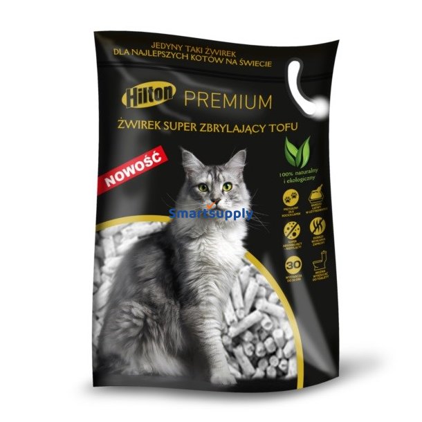 Hilton Tofu Super Klumpende Kattegrus - 2,5 Kg