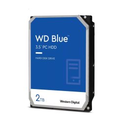 Western Digital Blue Intern Harddisk 2Tb 7200 RPM 256 MB 3,5" Serial ATA