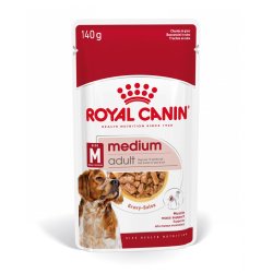 Royal Canin Shn Medium Voksen I Sauce - Vdfoder Til Voksne Hunde - 10X140g