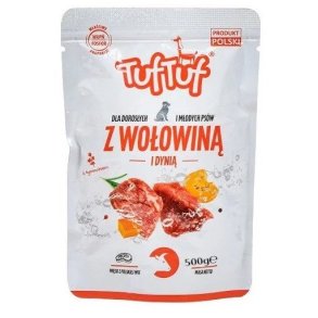 TUF TUF Beef with pumpkin - vdfoder til hunde - 500g