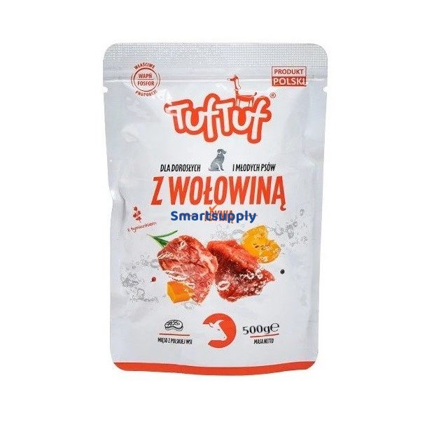 TUF TUF Beef with pumpkin - vdfoder til hunde - 500g