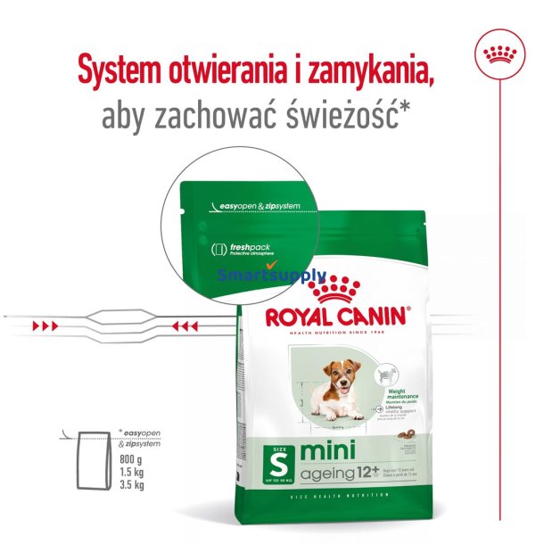 ROYAL CANIN Mini Ageing Adult +12 - trfoder til hunde - 3,5 kg