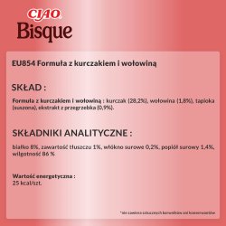 Inaba Ciao Bisque Kylling Med Oksekd - Kattegodbidder - 40G