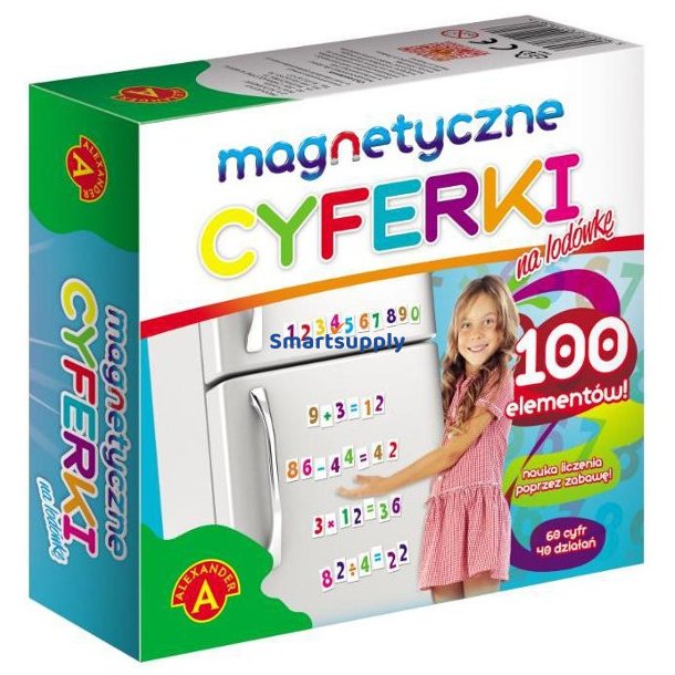 Magnetiske cifre til k�leskabet