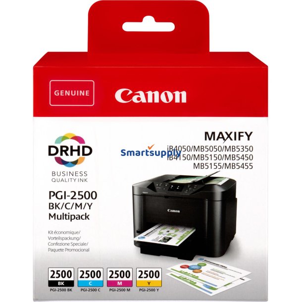 Canon PGI-2500 BCMY blkpatroner 4 stk original
