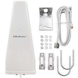 Qoltec 57043 4G LTE DUAL antenne | 14dBi | omnidirektionel | udendrs