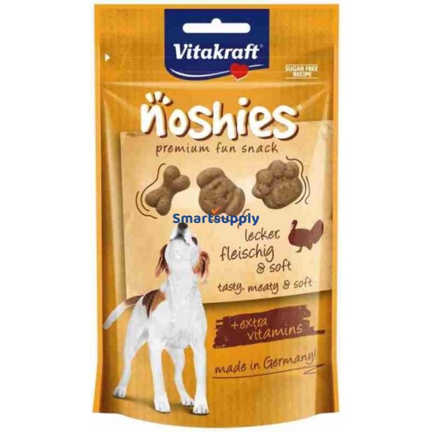 Vitakraft Noshies Turkey - Hundegodbid - 90 G