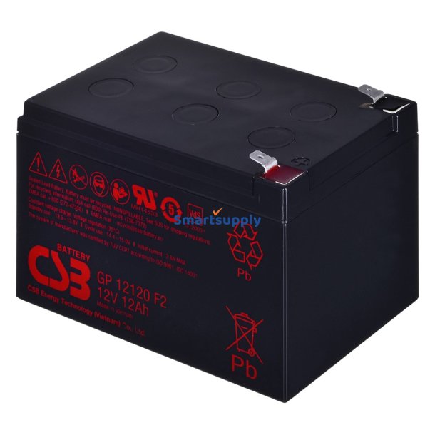 Hitachi Csb Gp12120f2 12V 12Ah Batteri