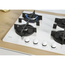 Candy CVG6WW Hvid Indbygget 59 cm Gaskomfur 4 zone(s)