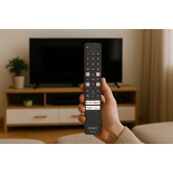 Savio Rc-15 Universal/Erstatning For Tcl Smart Tv Fjernbetjening Ir Trdls Tryk P Knapper