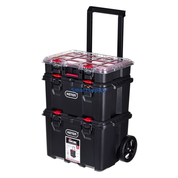 St Med 3 Stabel "N" Rullekasser Keter