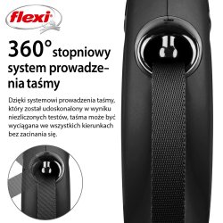 Flexi New Classic Fleksibel hundesnor 5 m