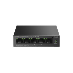 TP-Link LiteWave LS105GP netvrksswitch Ikke administreret Gigabit Ethernet (10/100/1000) Strm over Ethernet (PoE) Sort