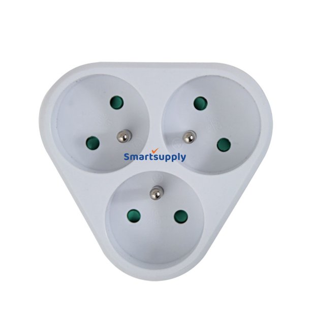 Esperanza Elk303w El-Splitter 3 Fatninger Hvid
