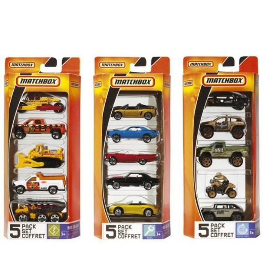 MATCHBOX FIVE PACK
