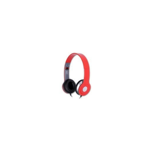 CITY r�d stereo hovedtelefon med mikrofon