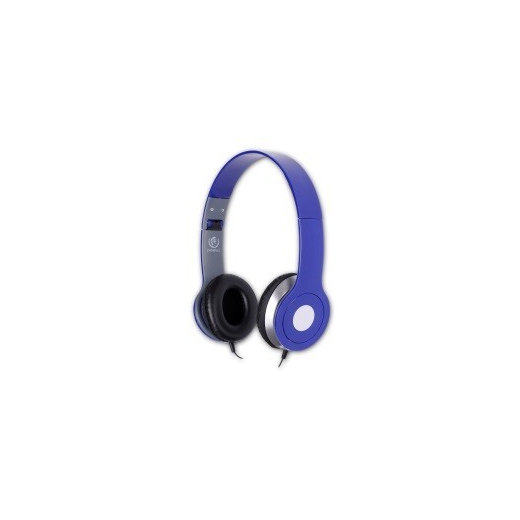 CITY bl� stereo hovedtelefon med mikrofon