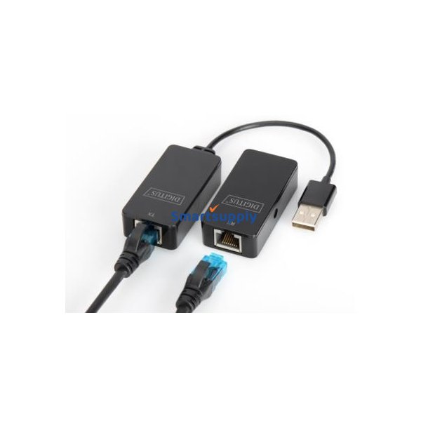 Extender USB 2.0 Cat.5e/6 UTP, op til 50m