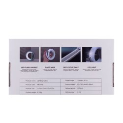 DOGGY VILLAGE Luminous Leash 3in1 MT7126 white - hundesnor - 2m