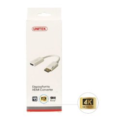 ADAPTER DISPLAYPORT TIL HDMI 4K; Y-6332 HVID