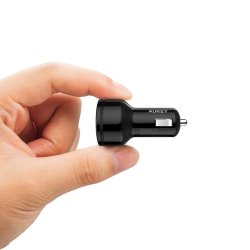 CC-T8 ultrahurtig biloplader 2xUSB 3.0 6A 36W + micro USB kabel 1m