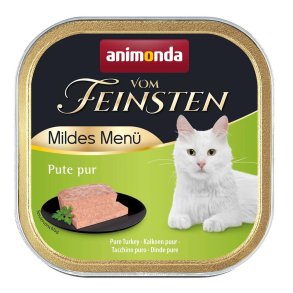 ANIMONDA Vom Feinsten Mildes Menu Turkey - vd kattefoder - 100g