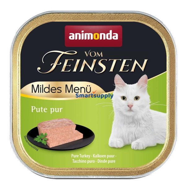 Animonda Vom Feinsten Mildes Menu Kalkun - Vdfoder Til Katte - 100G