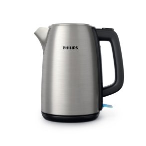 Philips Daily Collection Metallg med fjederlukkemekanisme, lysindikator, 1,7 l, elkande